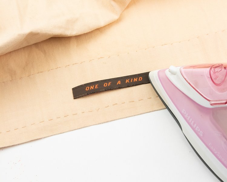 etiquette a repasser - &Eacute;tiquette thermocollante - Nominette FR