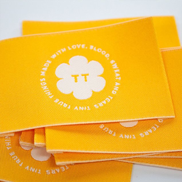 Étiquettes premium40mm avec logo Étiquettes premium 40mm avec logo