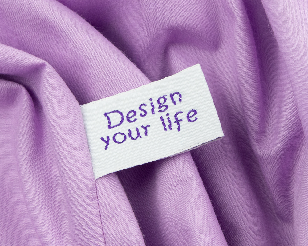 Custom clothing label with your own logo