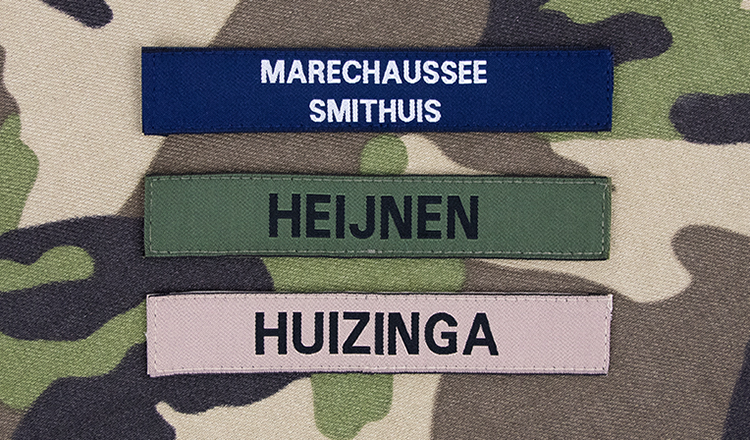 Create your own army name ribbons: order from 4 pieces!