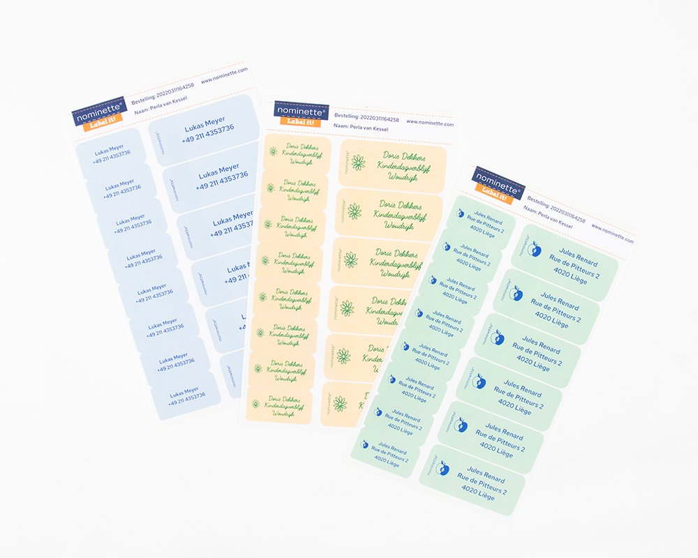Étiquette autocollantes