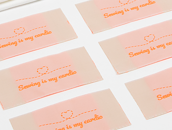 Sewing labels taffeta 
